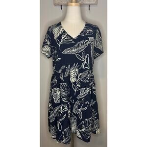 Hudson Gray Leaf Print Mini Dress sz S